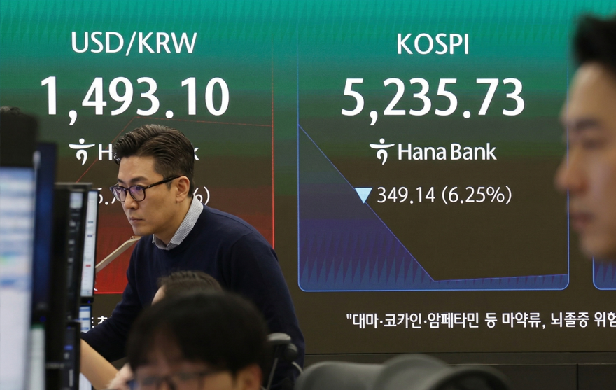 코스피 6% 급락하며 매도 사이드카 발동…3월 세 번째, 반도체주 동반 하락.png
