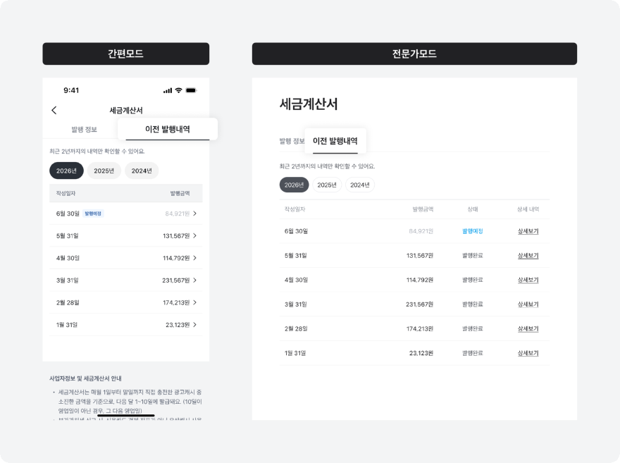 당근 광고 계정, 세금계산서 메뉴 개편…발행 예정 금액·재발송 한곳에서 처리_이미지2.png